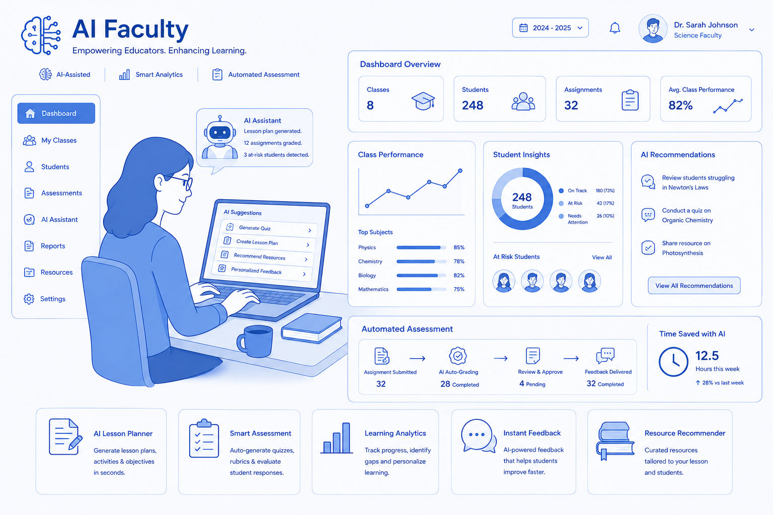 AI Faculty - AI-Assisted Educational Administration and Grading