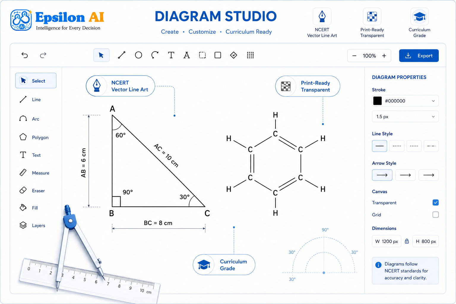 NCERT Diagram Studio by Epsilon AI